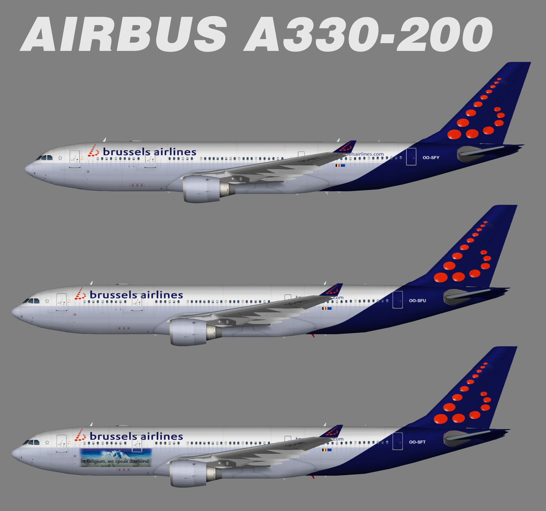 Brussels Airlines Airbus A330 200 Juergens Paint Hangar