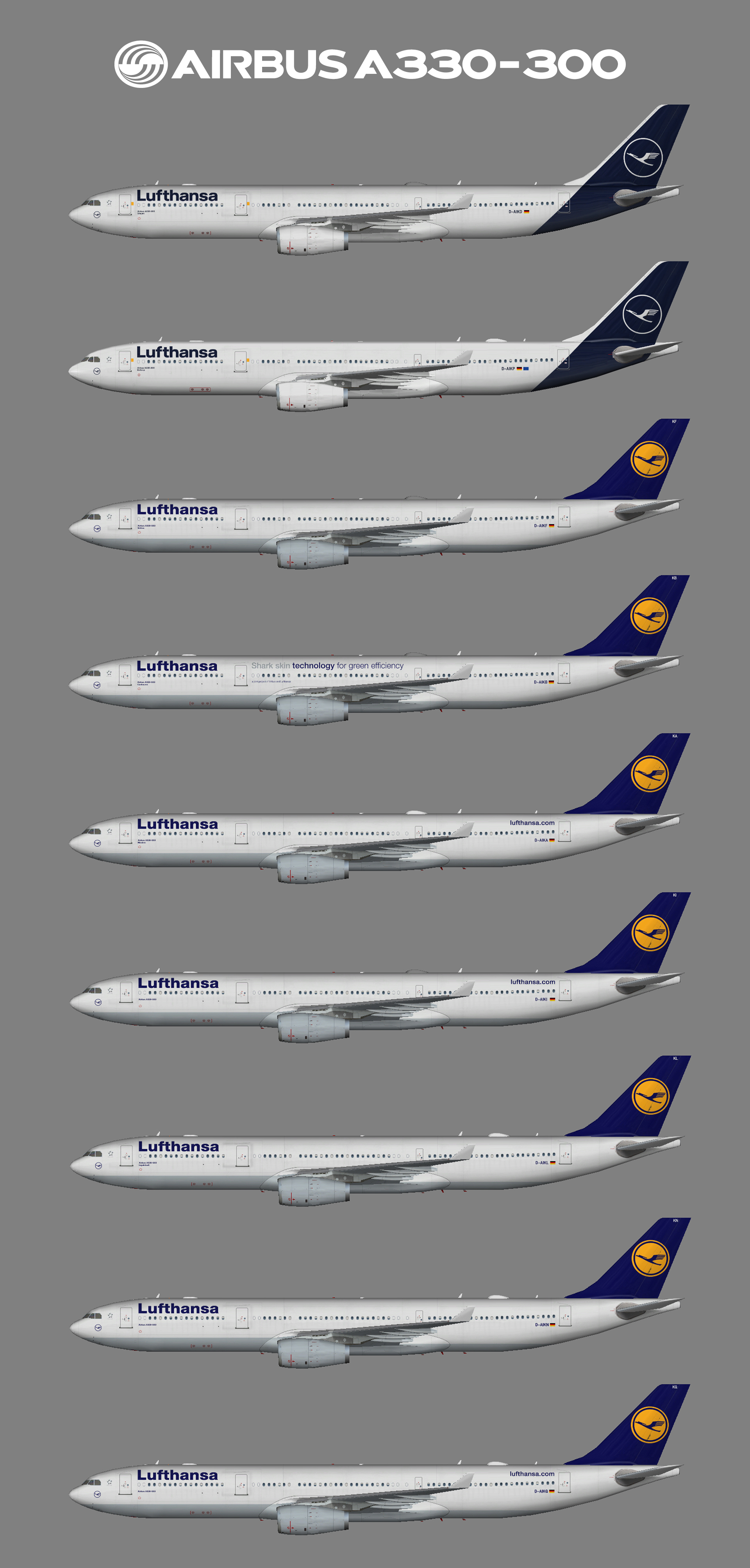 FSP Lufthansa Airbus A330-300 (Marco) – Juergen's paint hangar