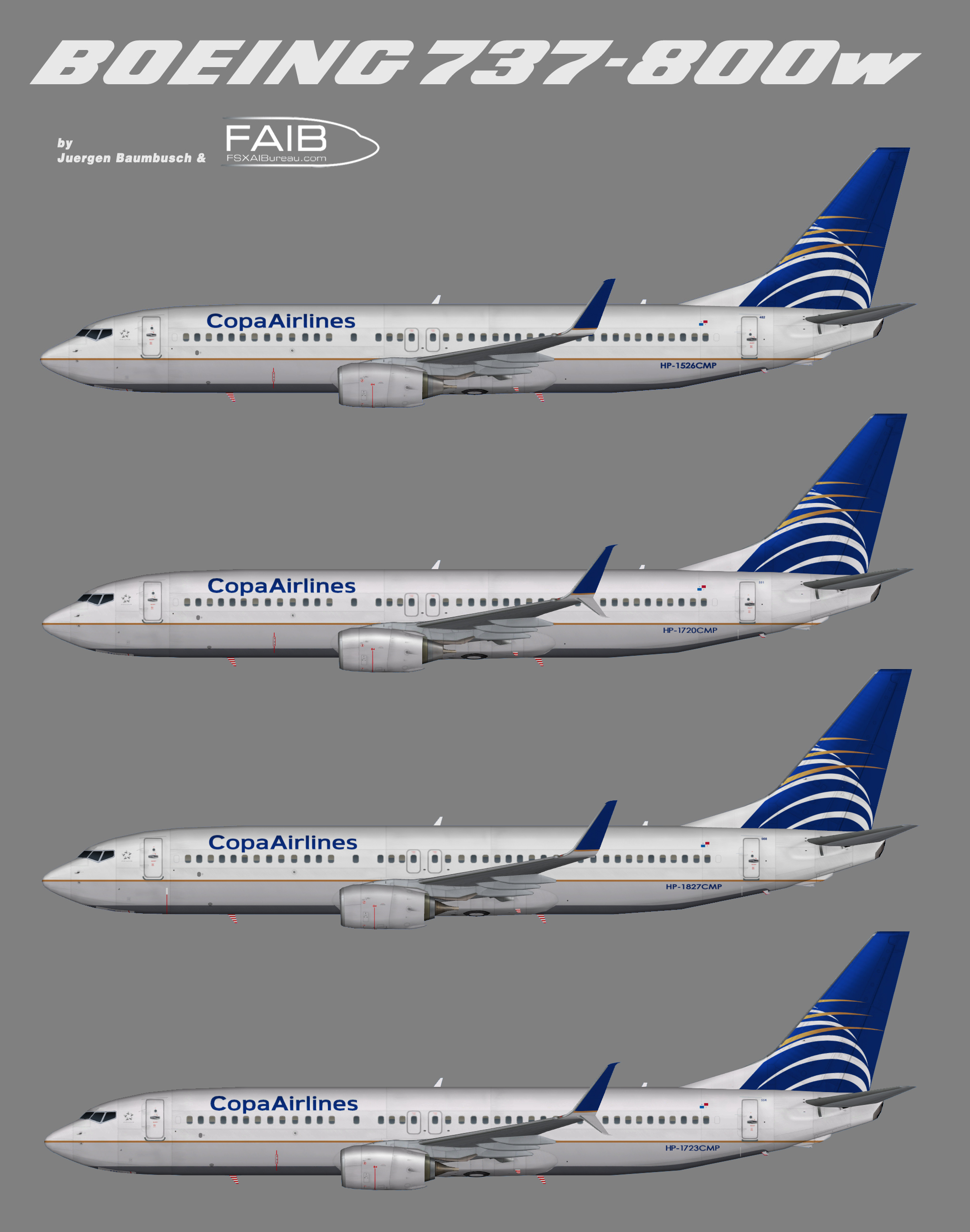 Copa Airlines Boeing 737-800w
