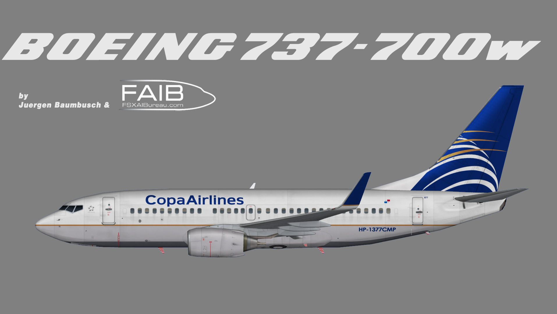 Copa Boeing 737-700w