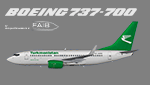 Turkmenistan Airlines Boeing 737-700w