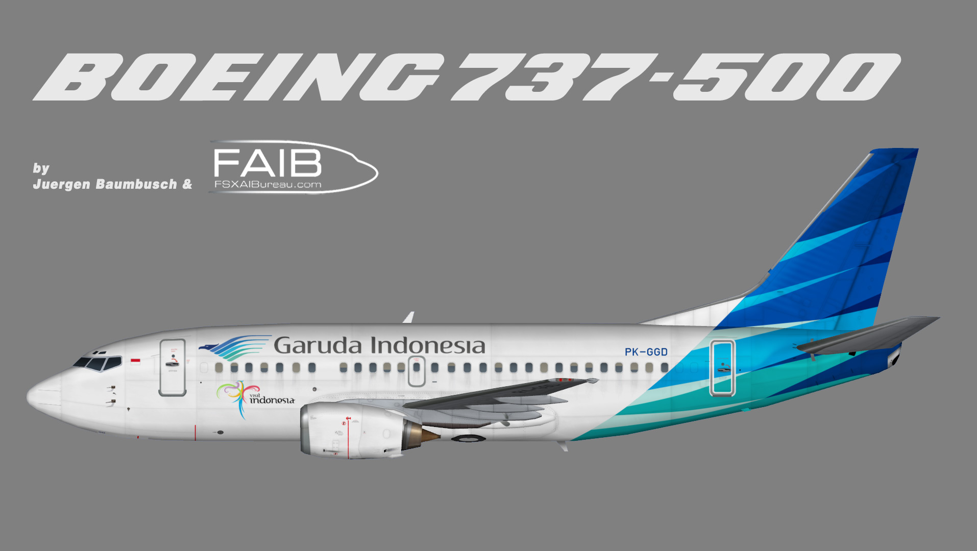 Garuda Indonesia Boeing 737-500