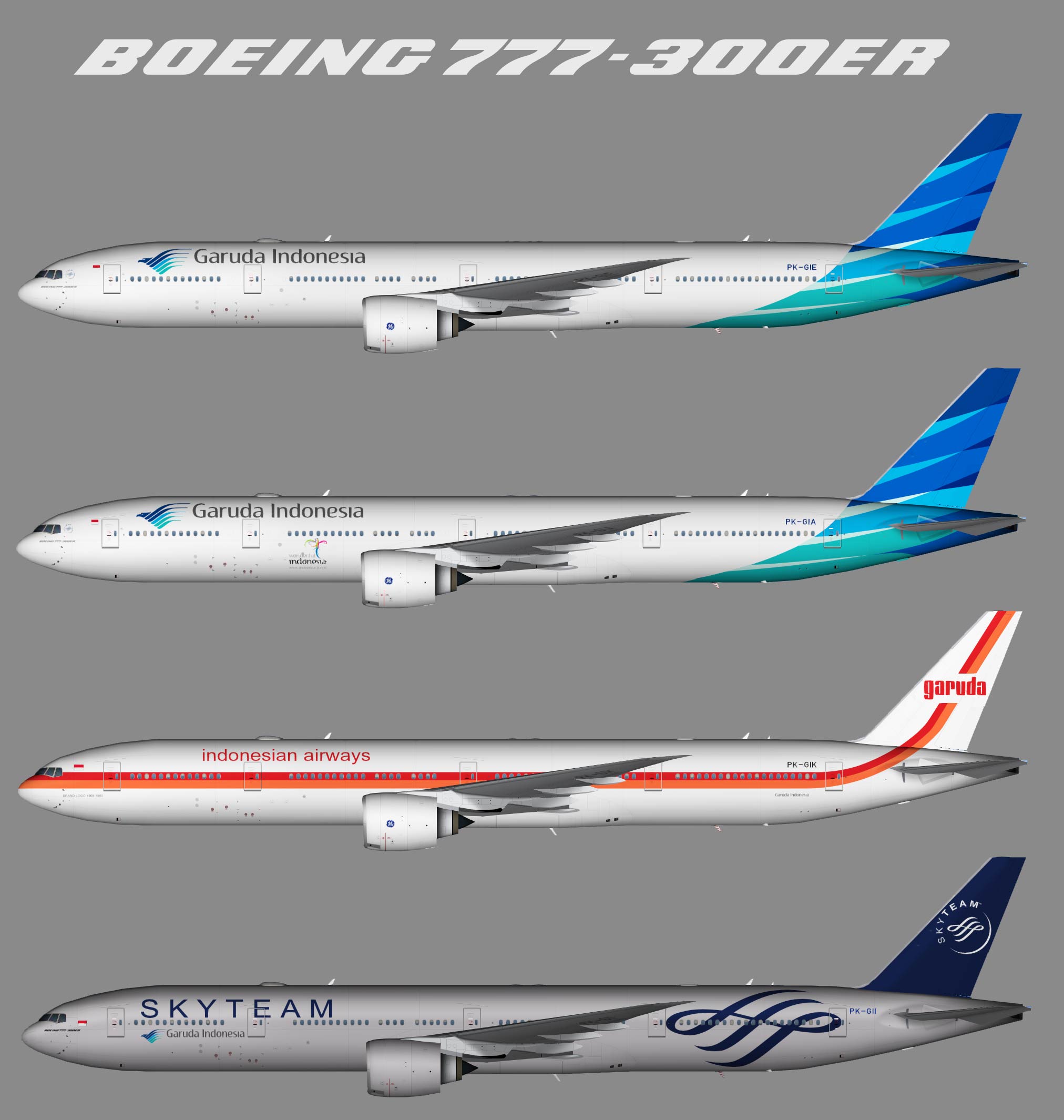 Boeing 777-300ER Garuda Indonesia