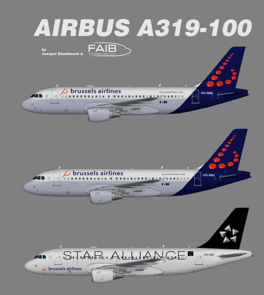 Brussels Airlines Airbus A319 – Juergen's paint hangar