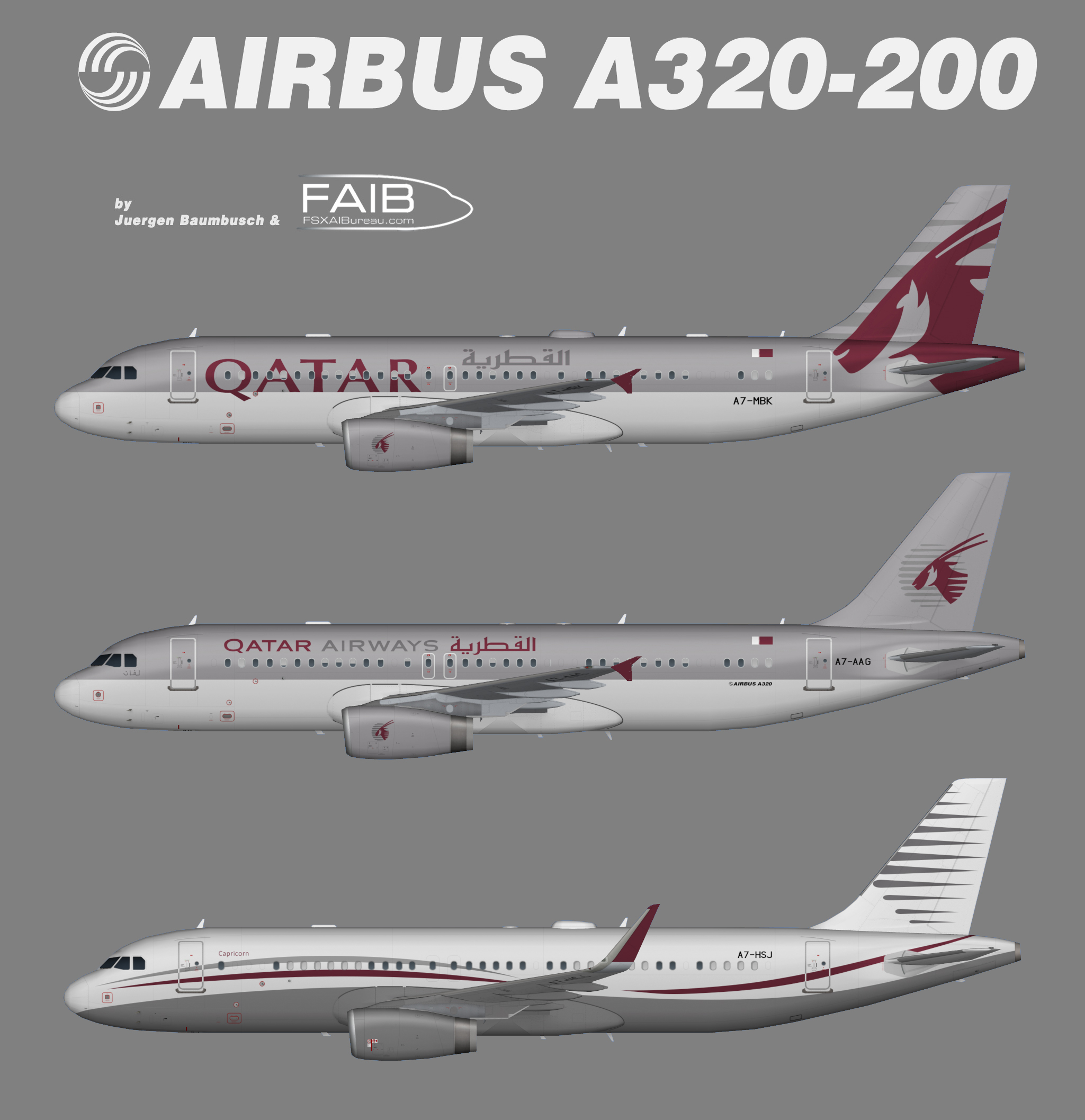 Qatar Amiri Flight Airbus A320 – Juergen's paint hangar
