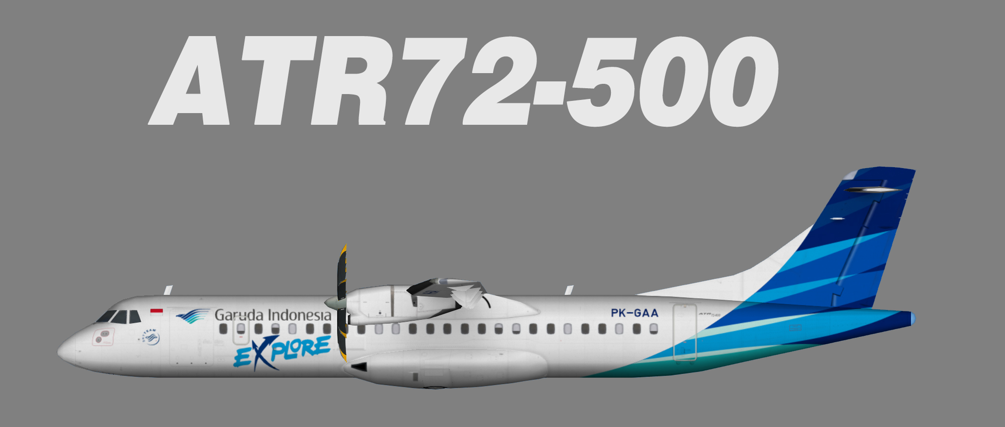 Garuda Indonesia Explore ATR 72-600