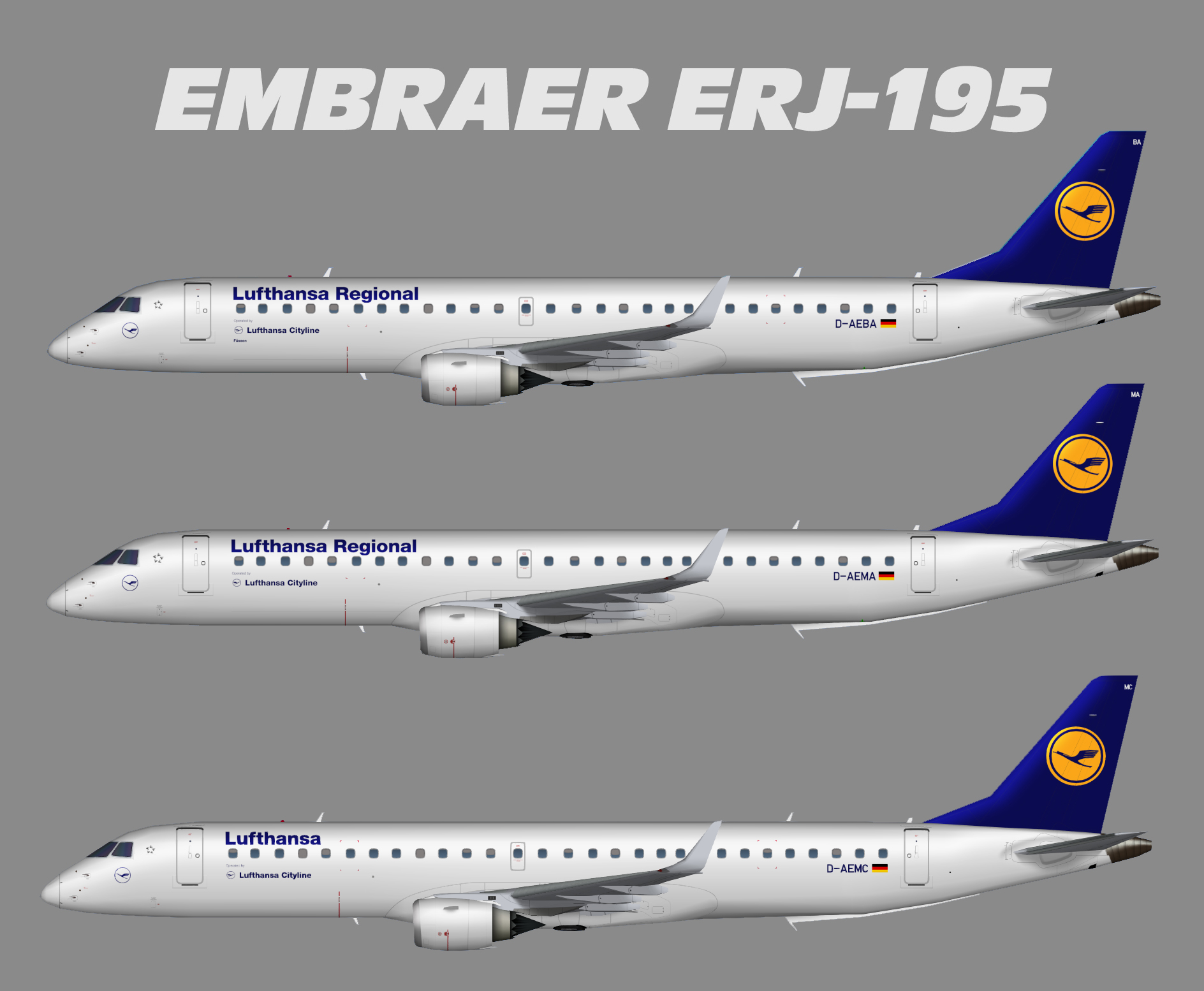 Lufthansa Regional Embraer ERJ-195