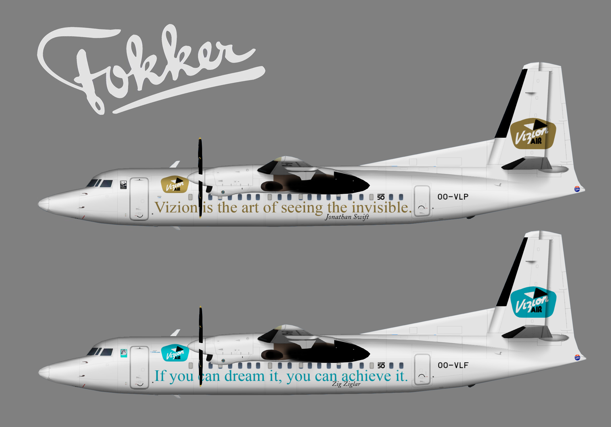 Vizion Air (opb Denim Air) Fokker 50