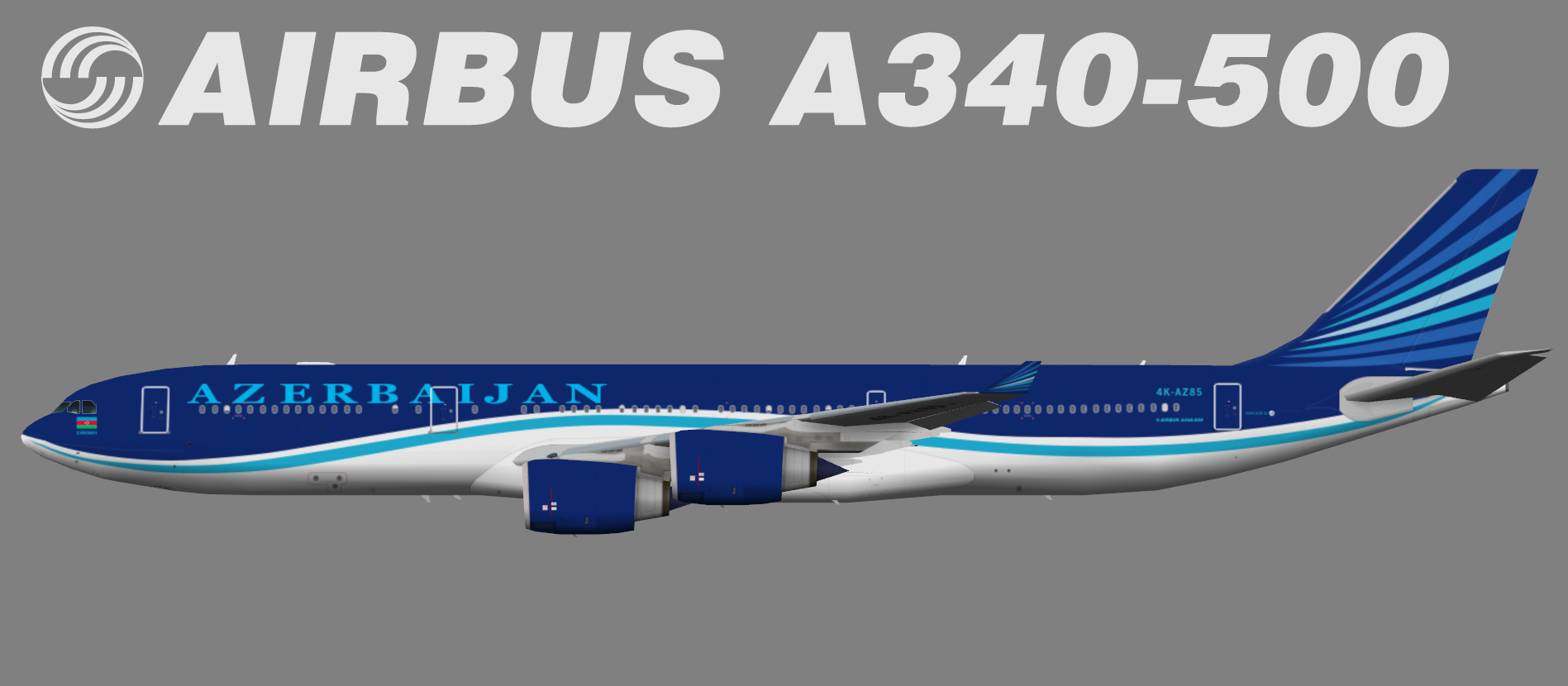 Azerbaijan Airlines (AZAL) Airbus A340-500