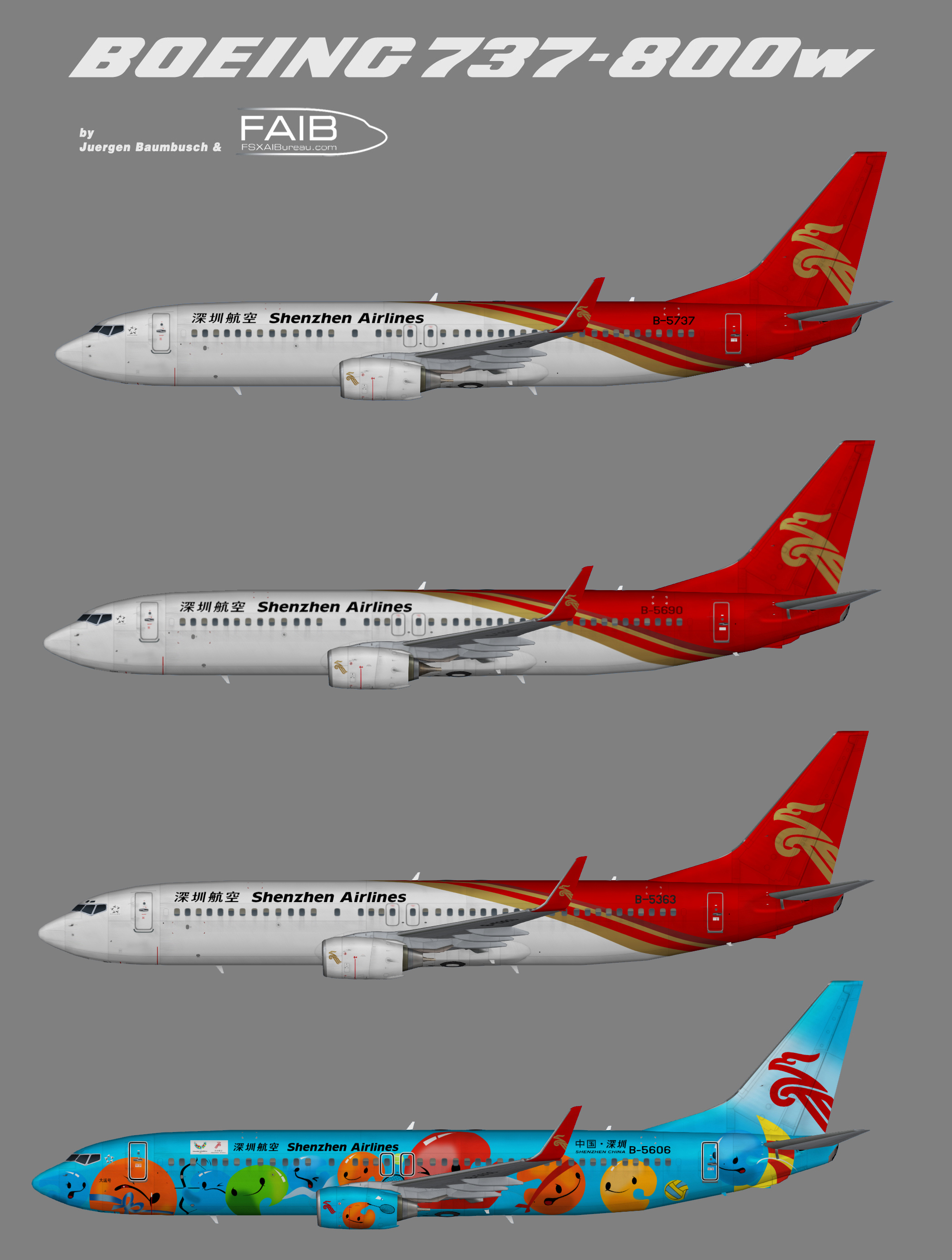 Shenzhen Airlines Boeing 737-800