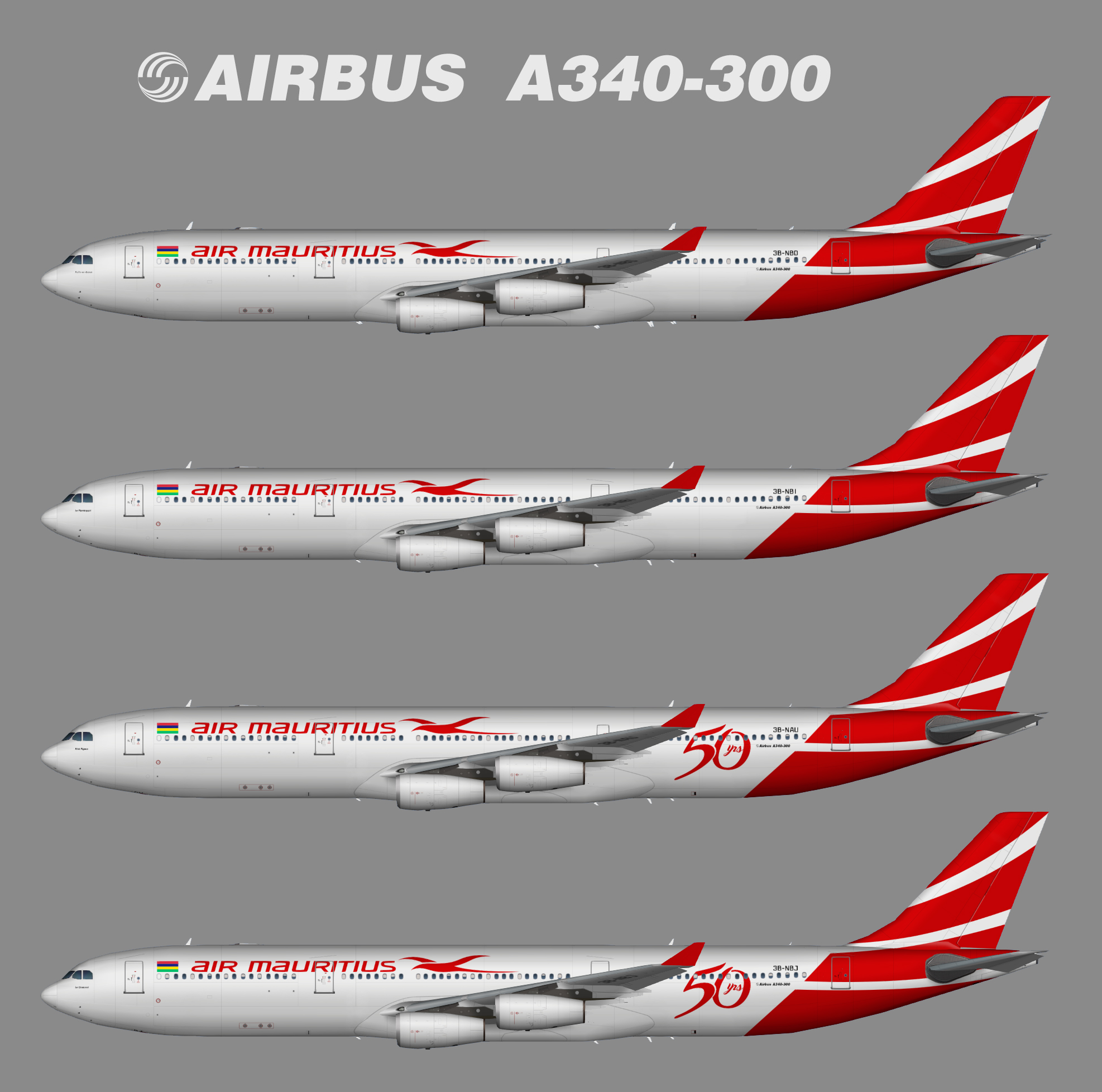 Air Mauritius Airbus A340-300