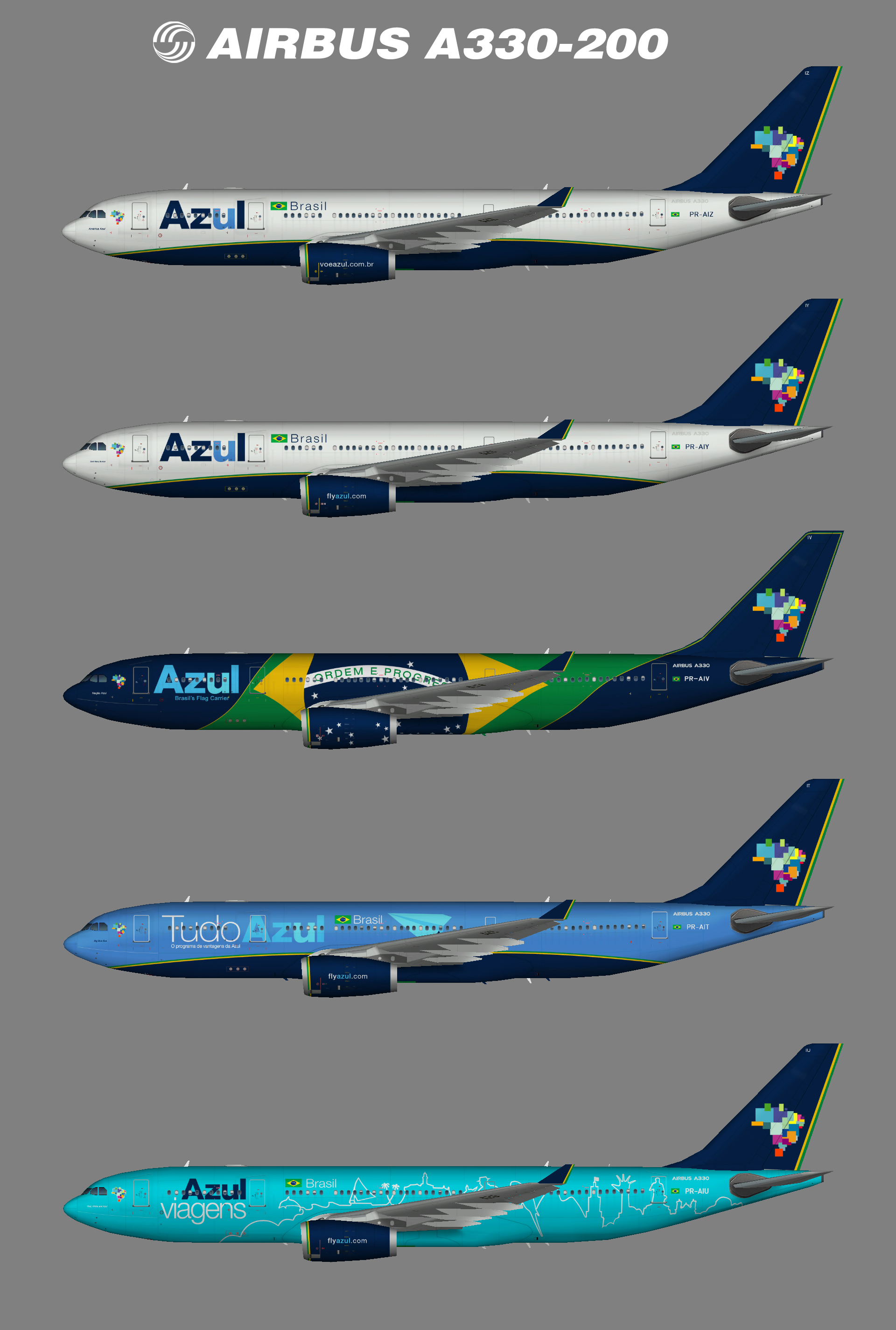 Azul Airbus A330 200 Juergens Paint Hangar