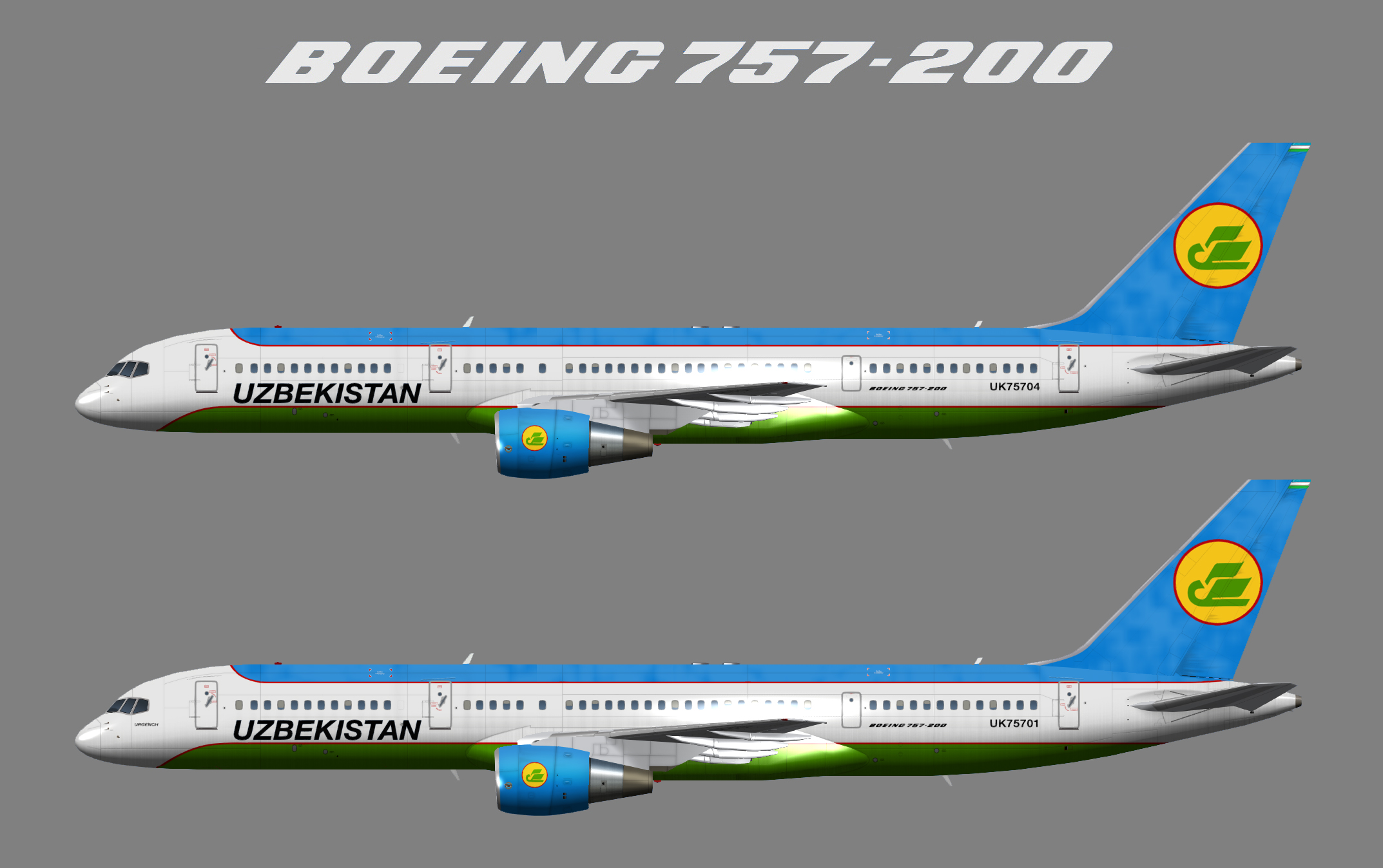 Uzbekistan airlines Boeing 757-200