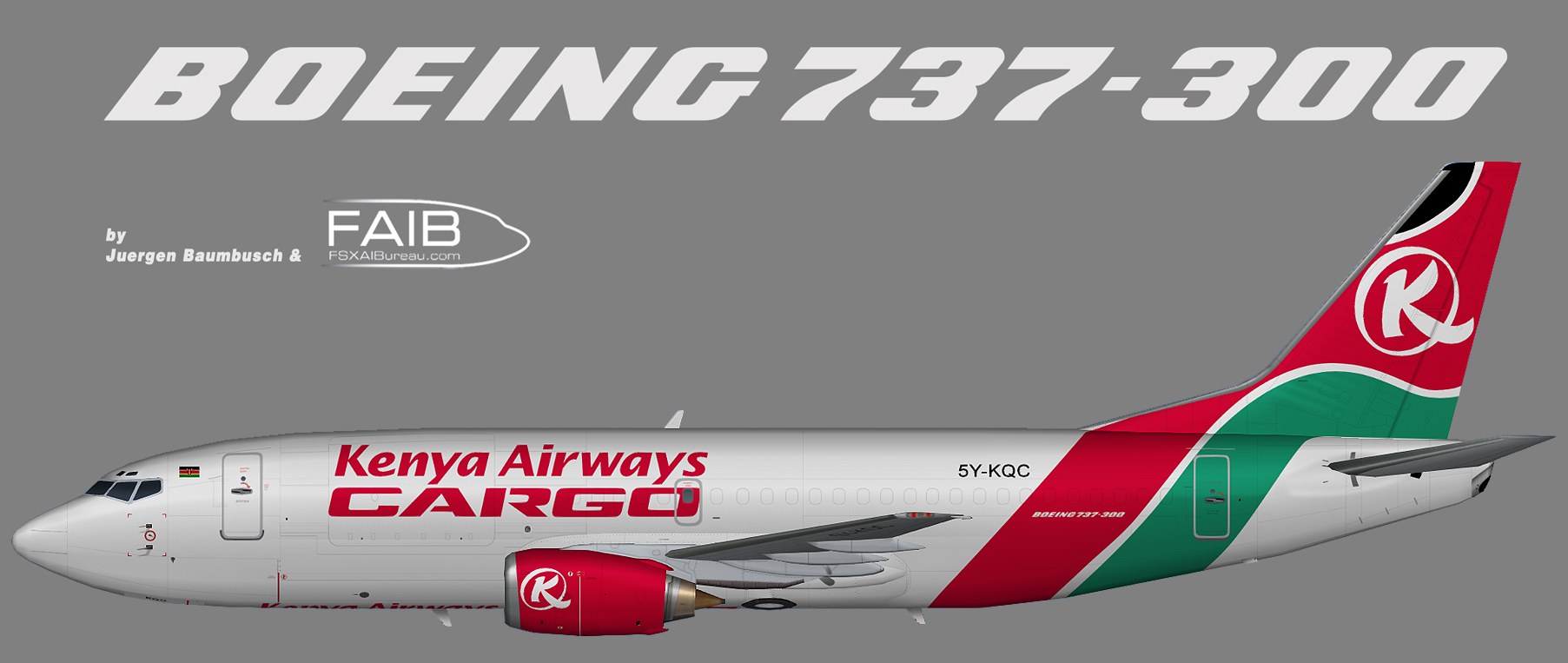 Kenya Airways Boeing 737-300F