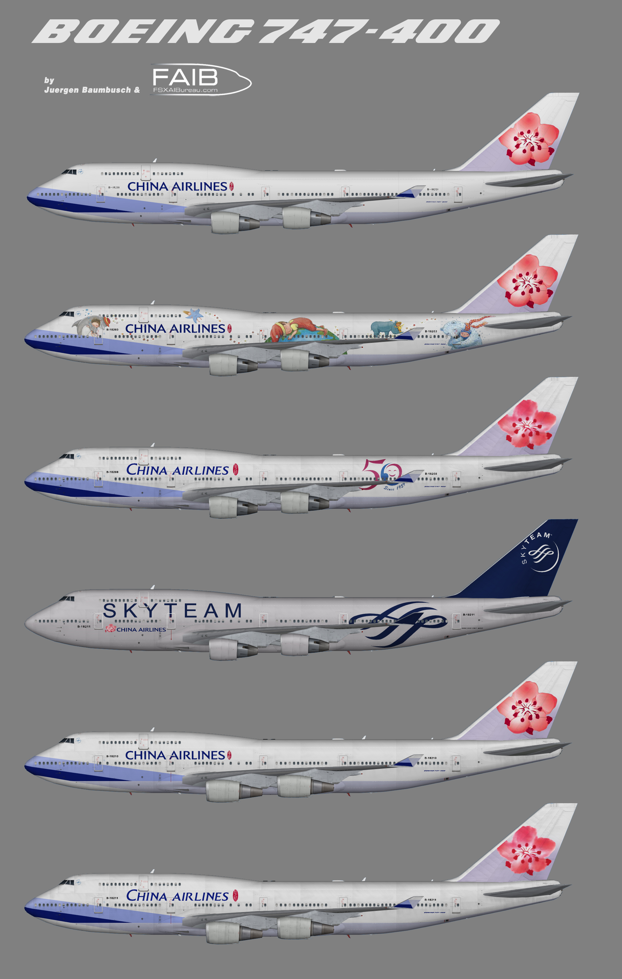 China Airlines Boeing 747-400