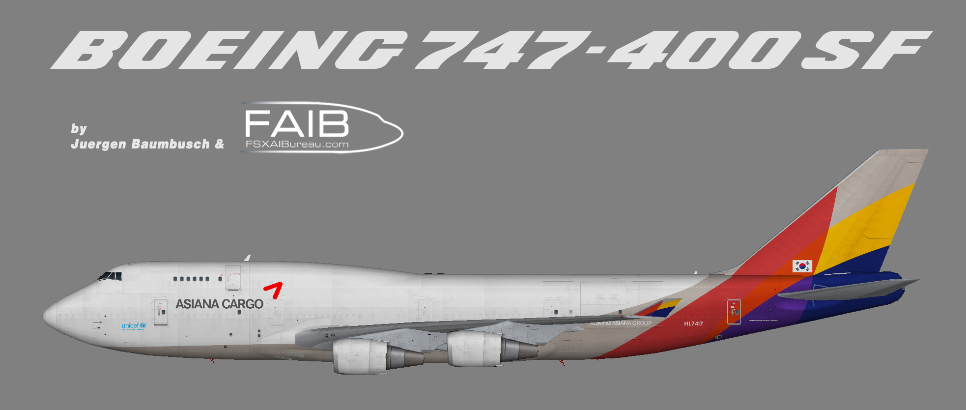 Asiana Airlines Cargo Boeing 747-400 (BCF)