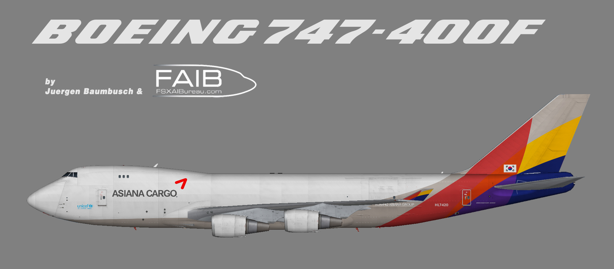 Asiana Airlines Cargo Boeing 747-400F