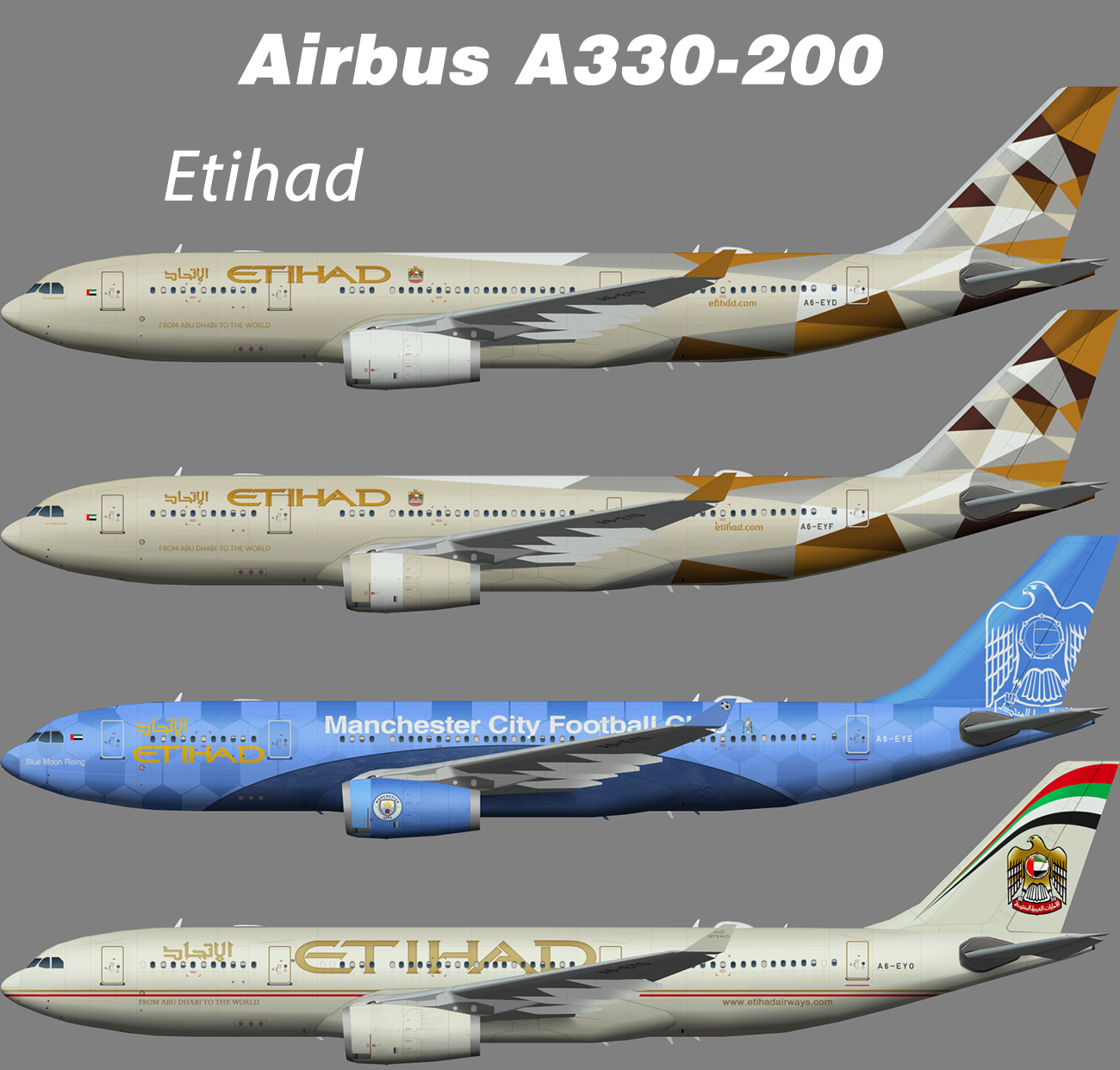 Etihad Airbus A330-200 – Nils