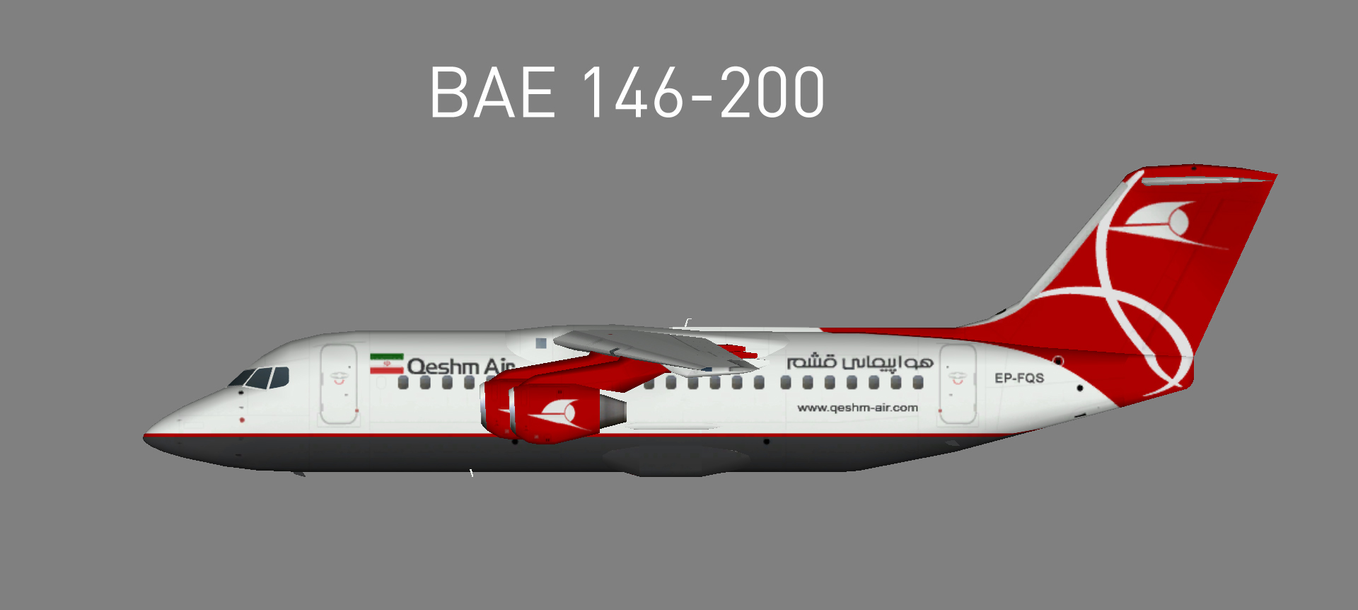 Qeshm Air BAE 146-200