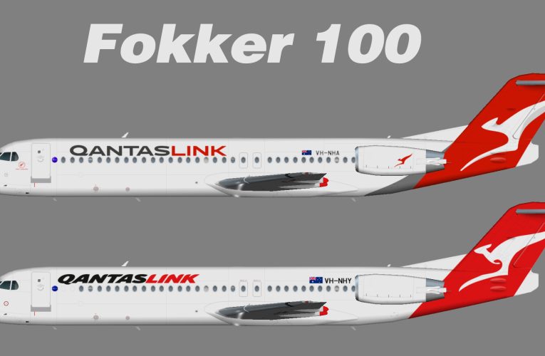 Qantaslink Fokker F-100