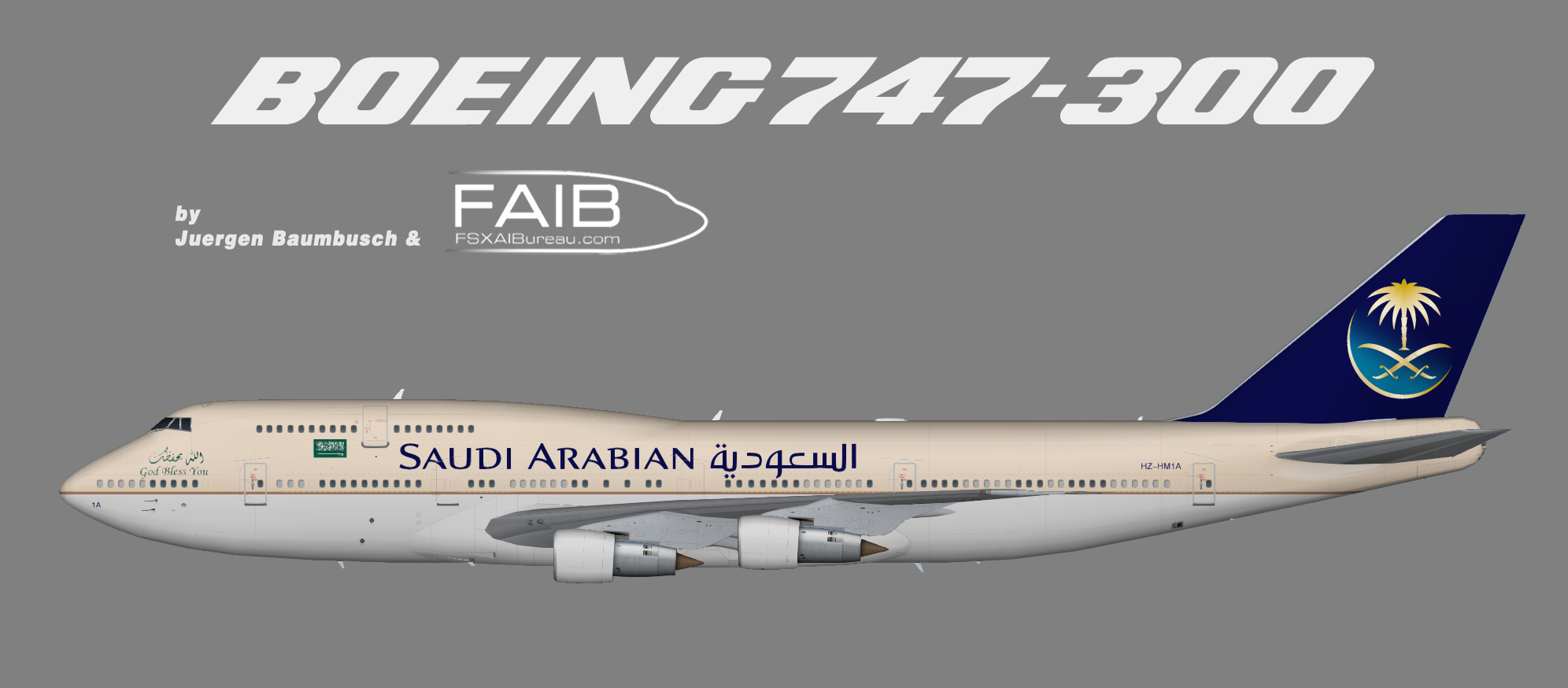 Saudia Government Boeing 747-300