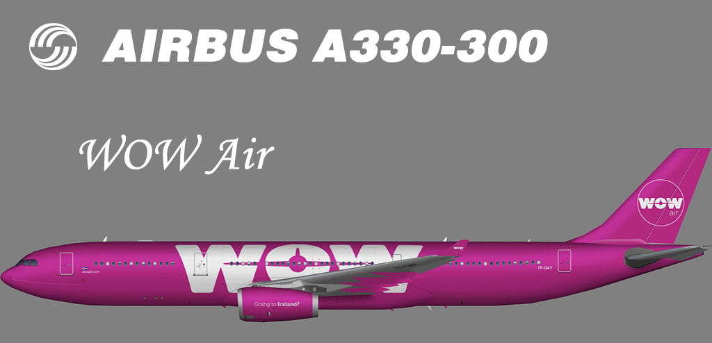 Wow Air Airbus A330 300 Nils Juergen S Paint Hangar