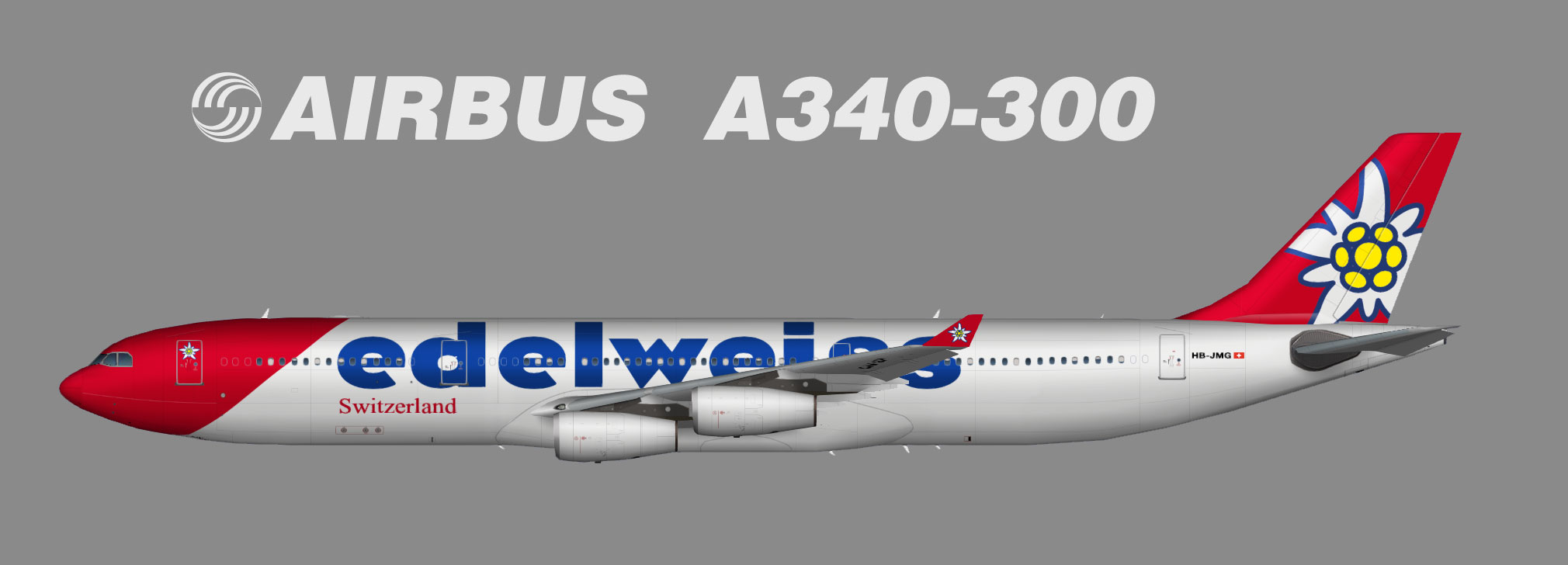Edelweiss Airbus A340-300