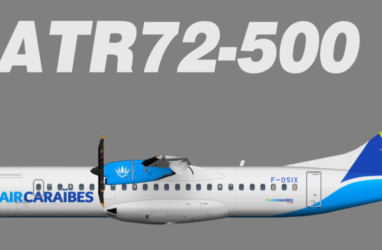 Air Caraibes ATR 72-500 new colors