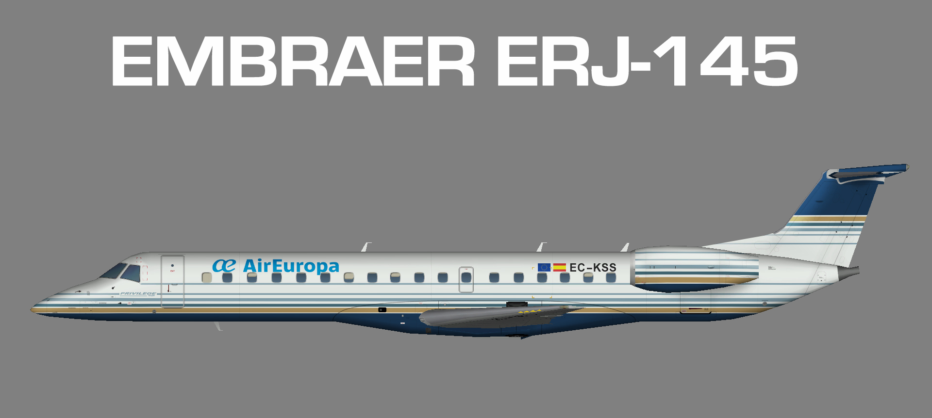Privilege Style opf Air Europa Embraer ERJ-145