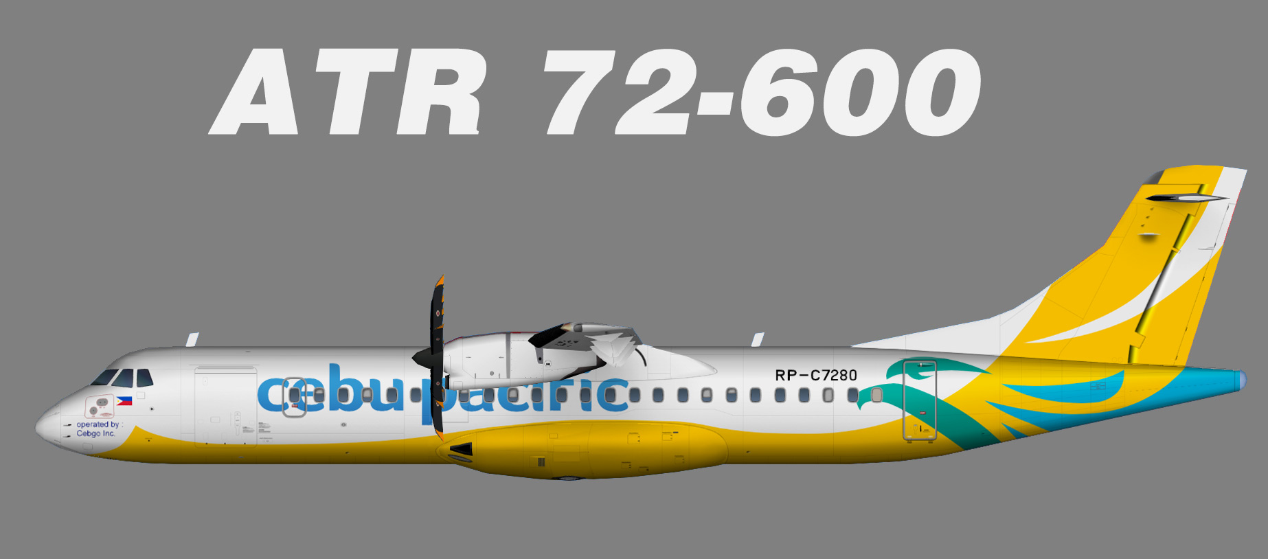 Cebu Pacific Airlines ATR72-500 opb Cebgo