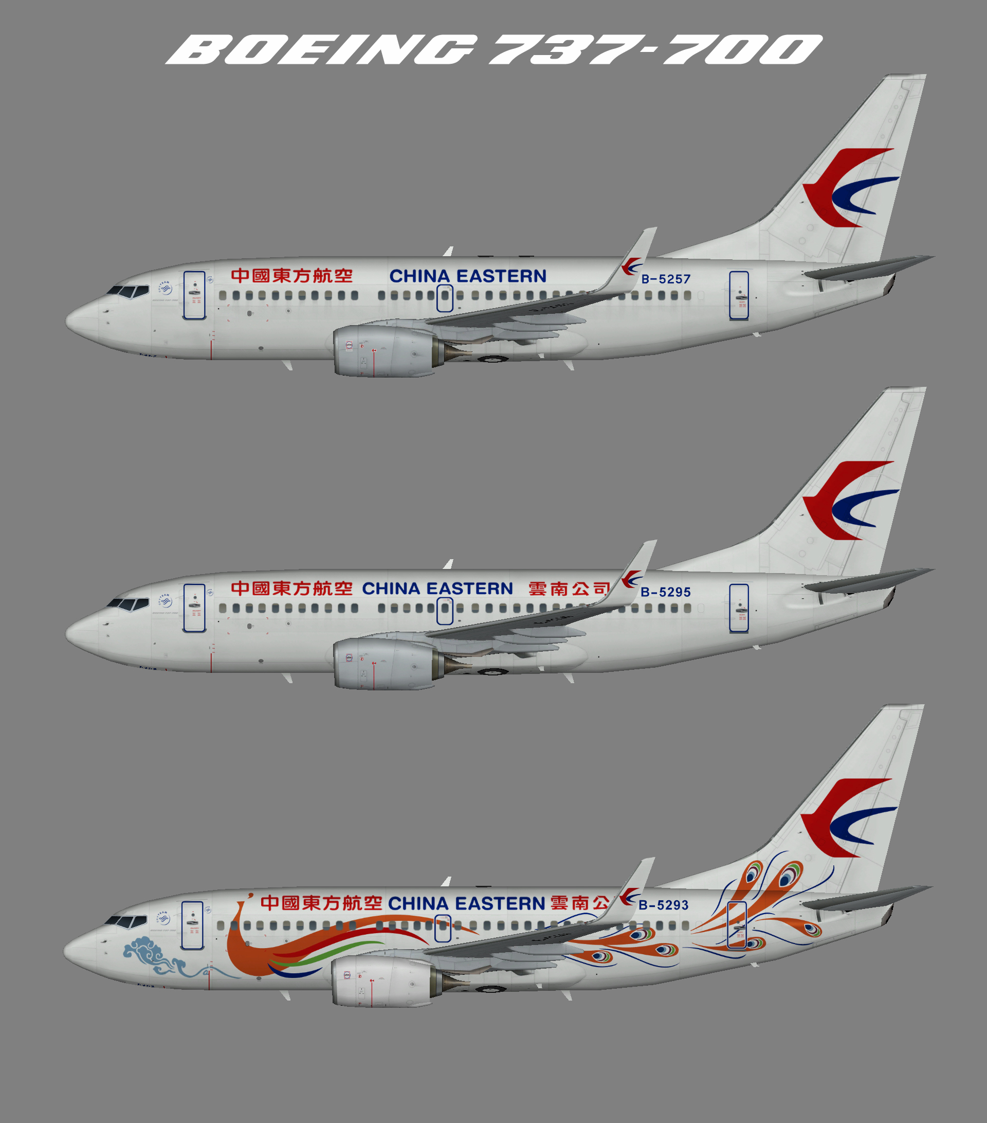 China Eastern Boeing 737-700w