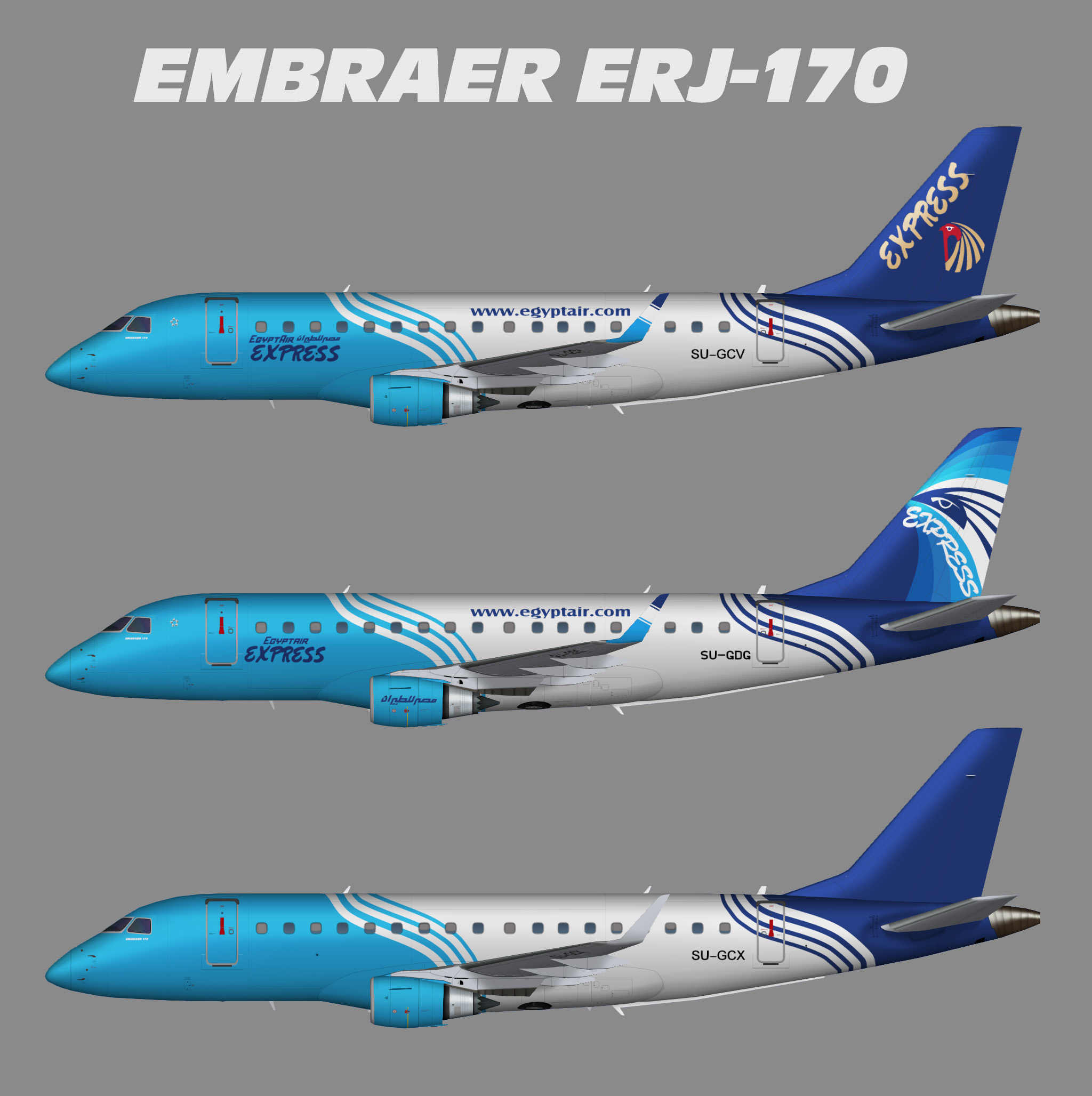 Egyptair Express Embraer ERJ-170