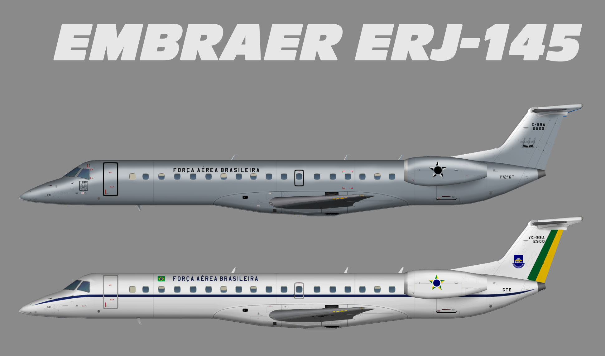 Forca Aerea Brasiliera Embraer ERJ-145 – Alexandre Alves