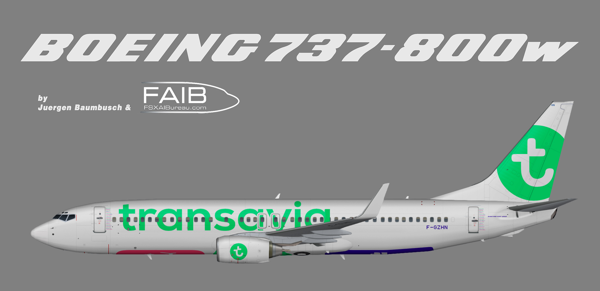 Transavia France Boeing 737-800w