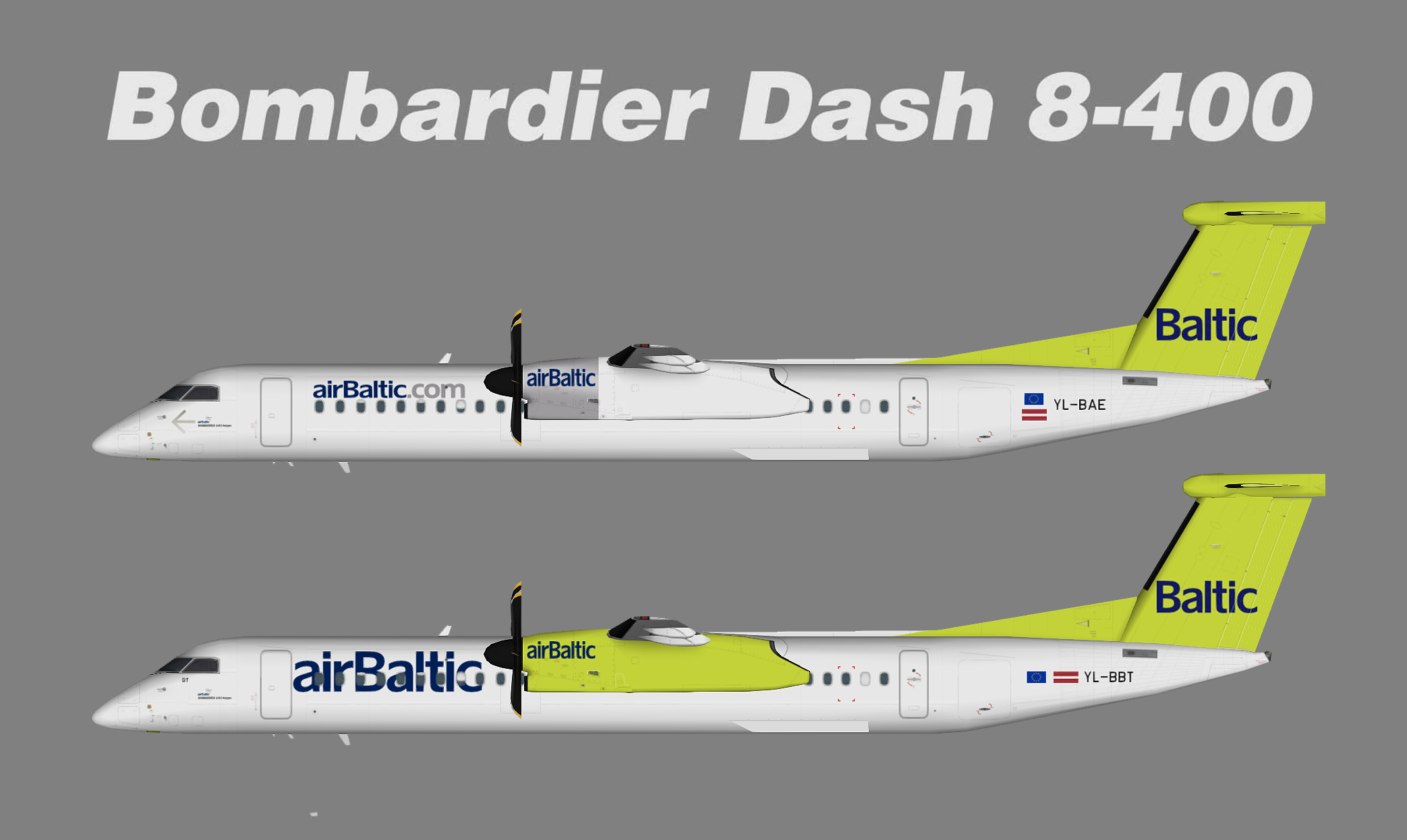 AirBaltic Bombardier Dash-8-Q400 NextGen