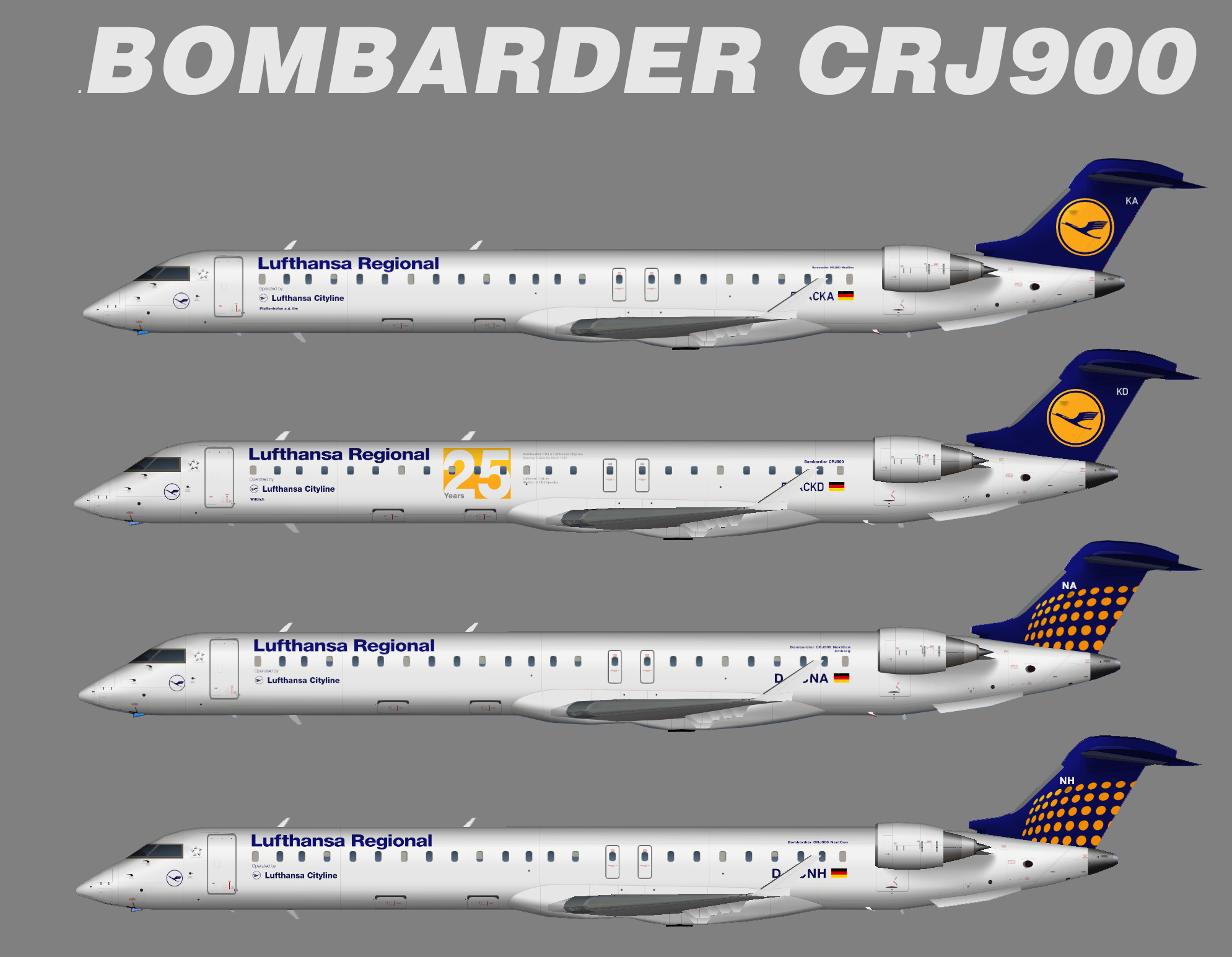 Lufthansa Regional CRJ900 (opb Cityline)