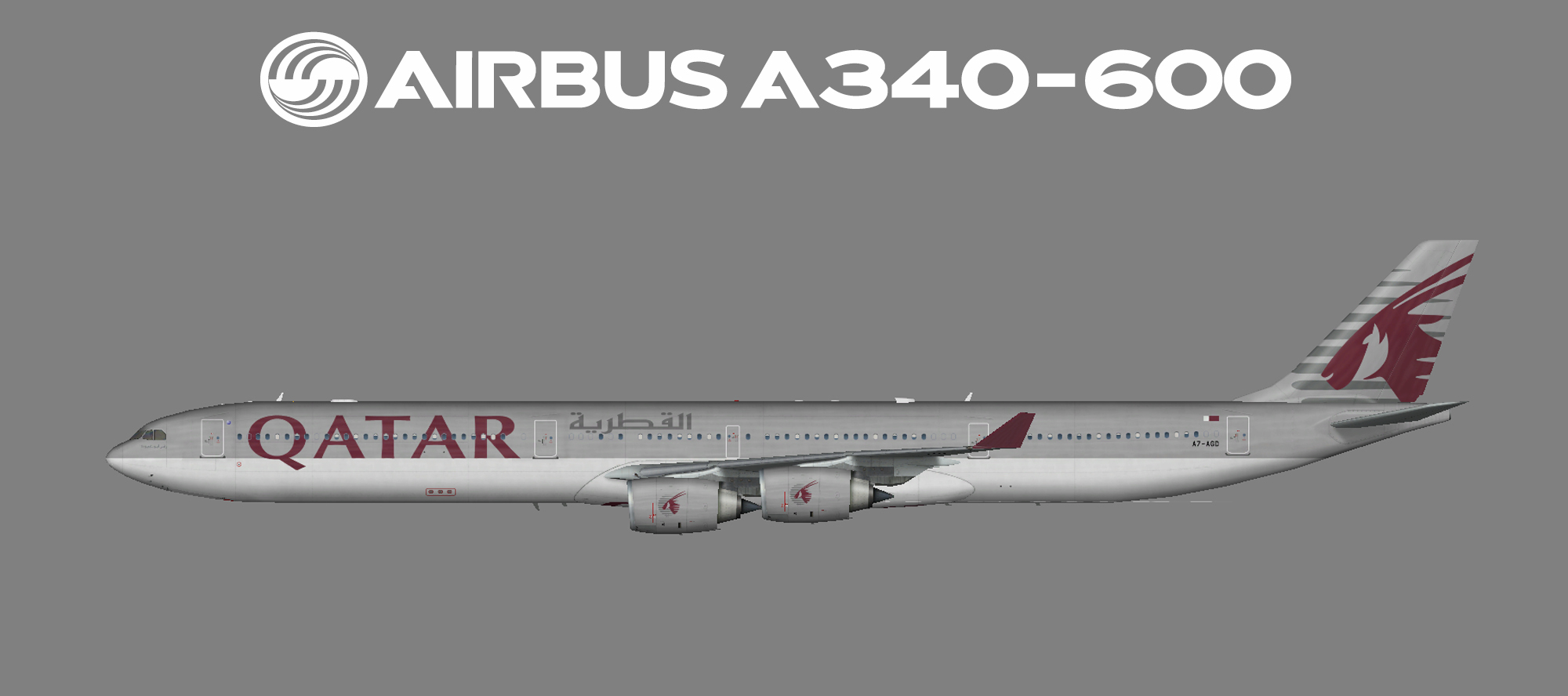 Qatar Airways Airbus A340-600 (FSP)