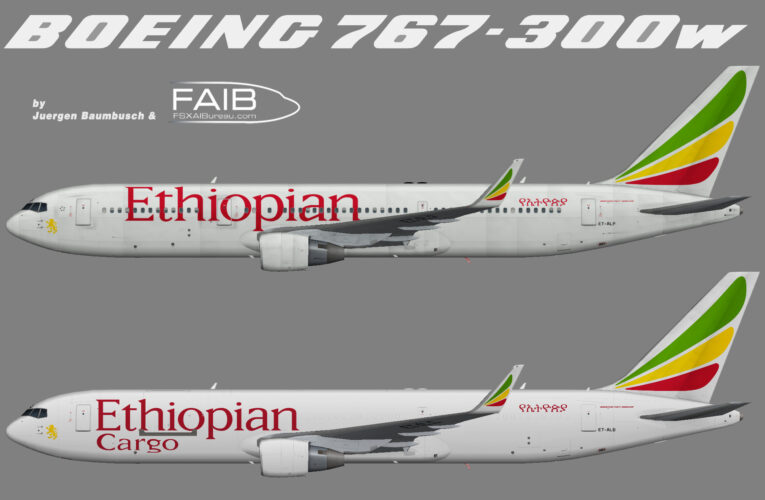 Ethiopian Airlines Cargo Boeing 767-300ER