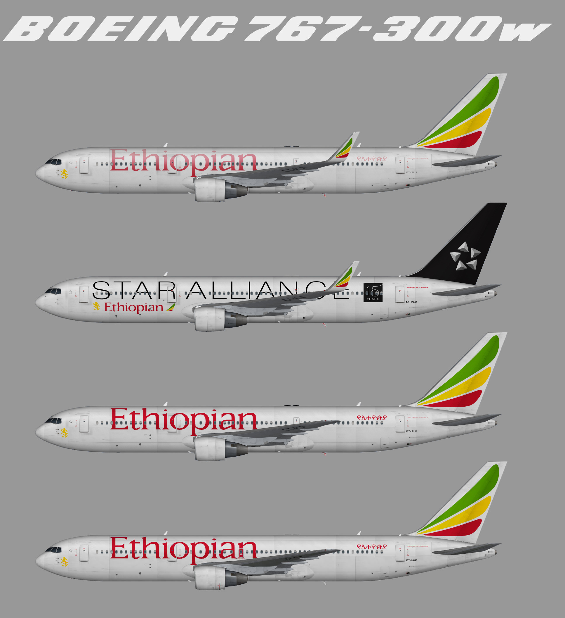 Ethiopian Airlines Boeing 767-300ER