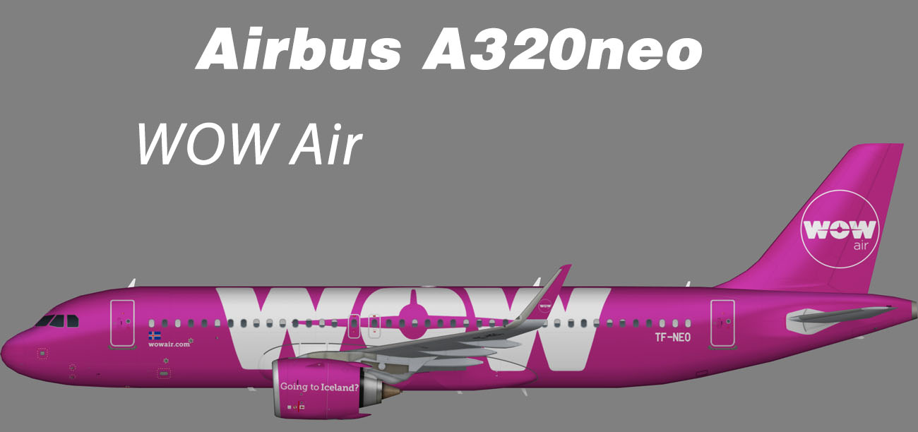 WOW Air Airbus A320neo – Nils