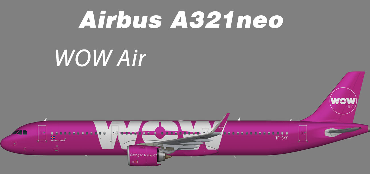 WOW Air Airbus A321neo – Nils