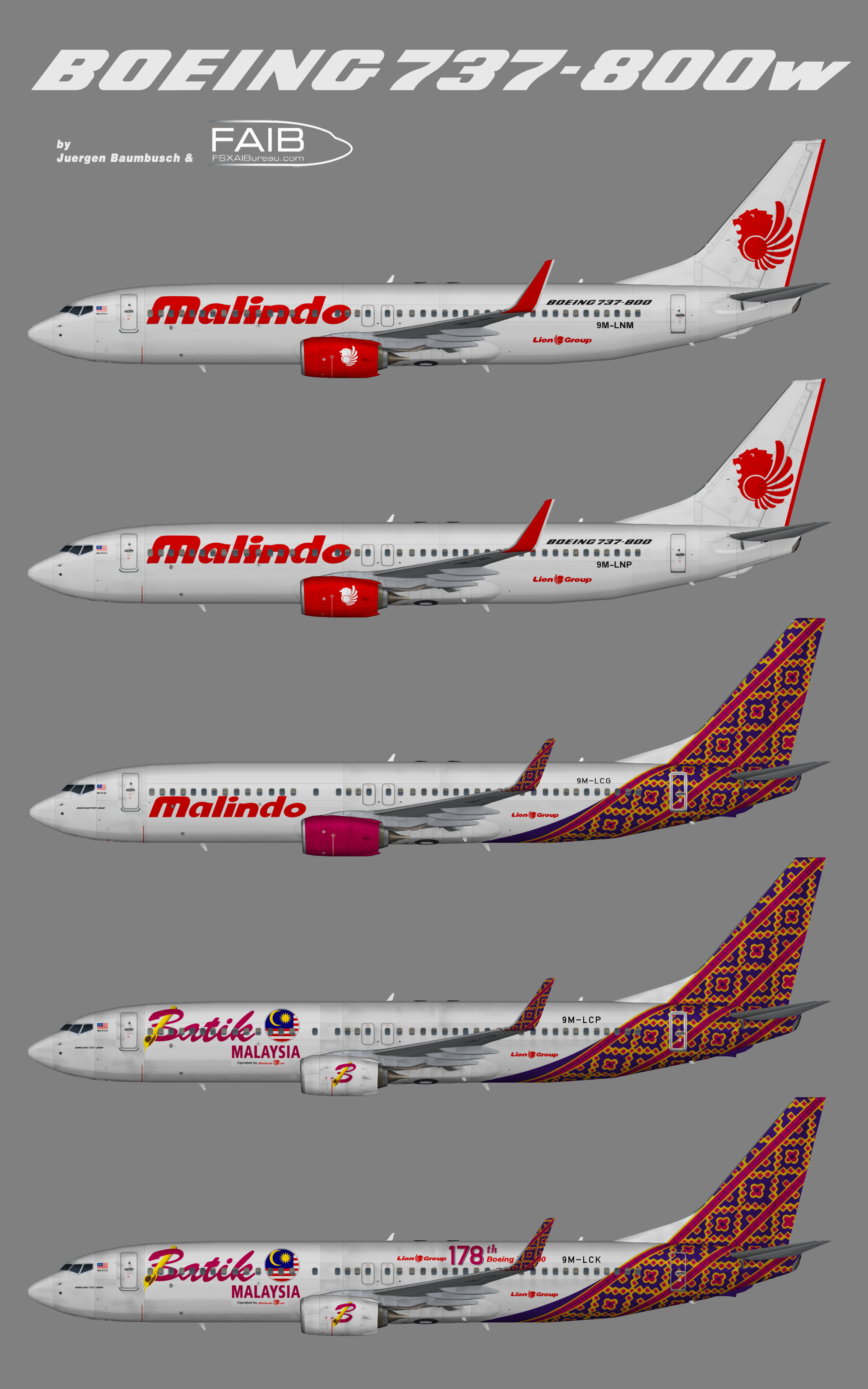Batik Air Malaysia Boeing 737-800