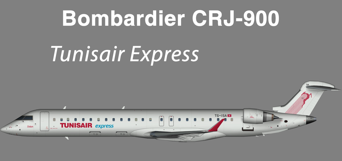 Tunisair Express Bombardier CRJ-900 – Nils