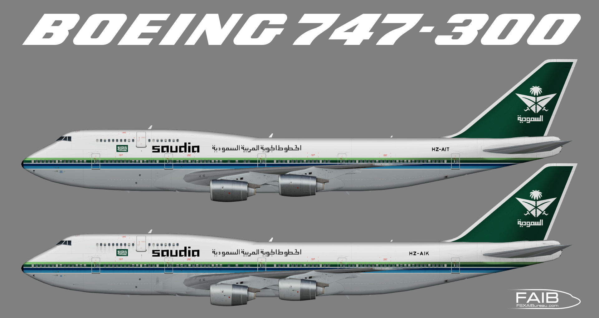 Saudia Boeing 747-300