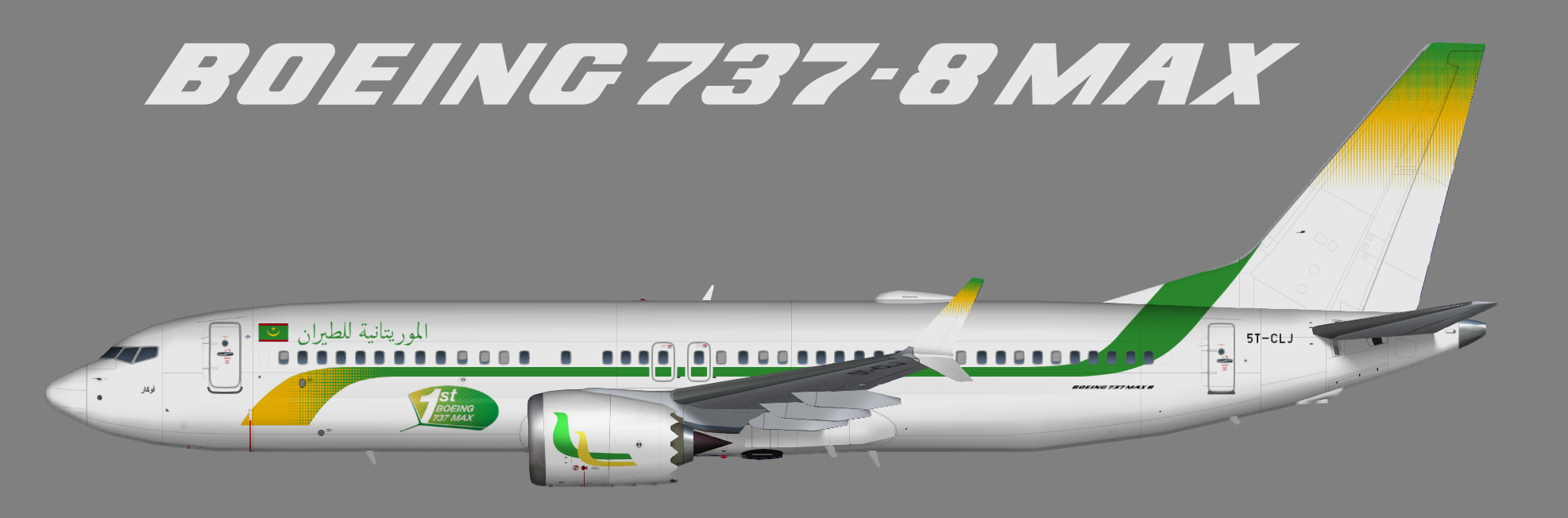 Mauritania Airlines Boeing 737 MAX 8
