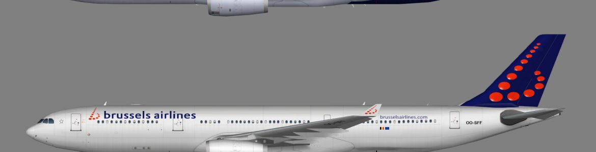 2024-2029 Flugzeug Schwimmweste Airbus A330-200 Brussels Airlines OVP NEU