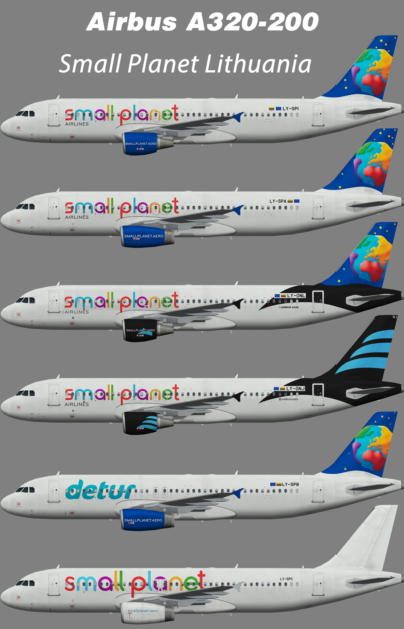 Small Planet Lithuania Airbus A320-200 – Nils