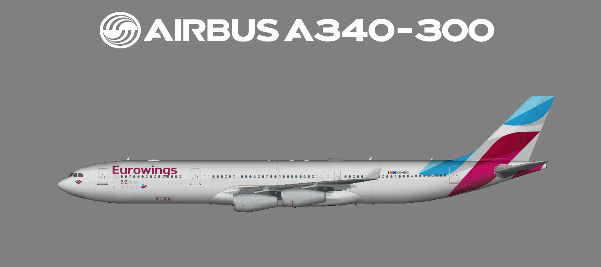 Eurowings Airbus A340-300