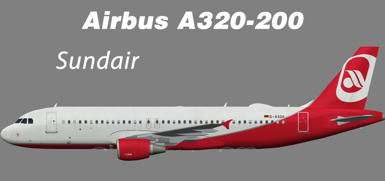 SundAir Airbus A320-200 – ex Niki – Nils