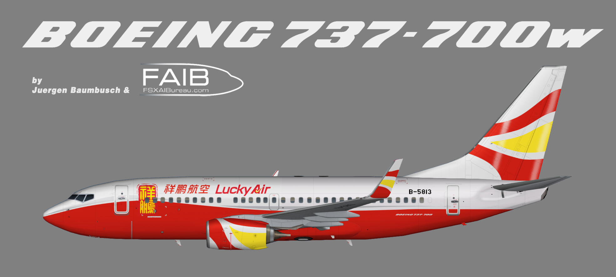 Lucky Air Boeing 737-700w